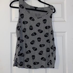 Torrid skull tank top